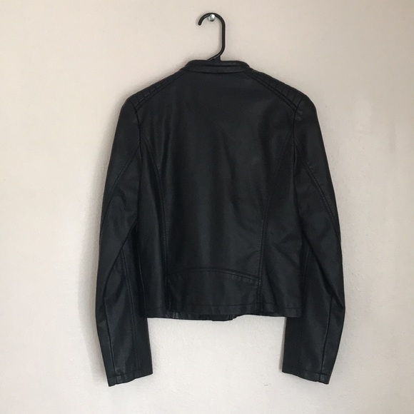 Black motorcycle jacket - Picture 2 of 2